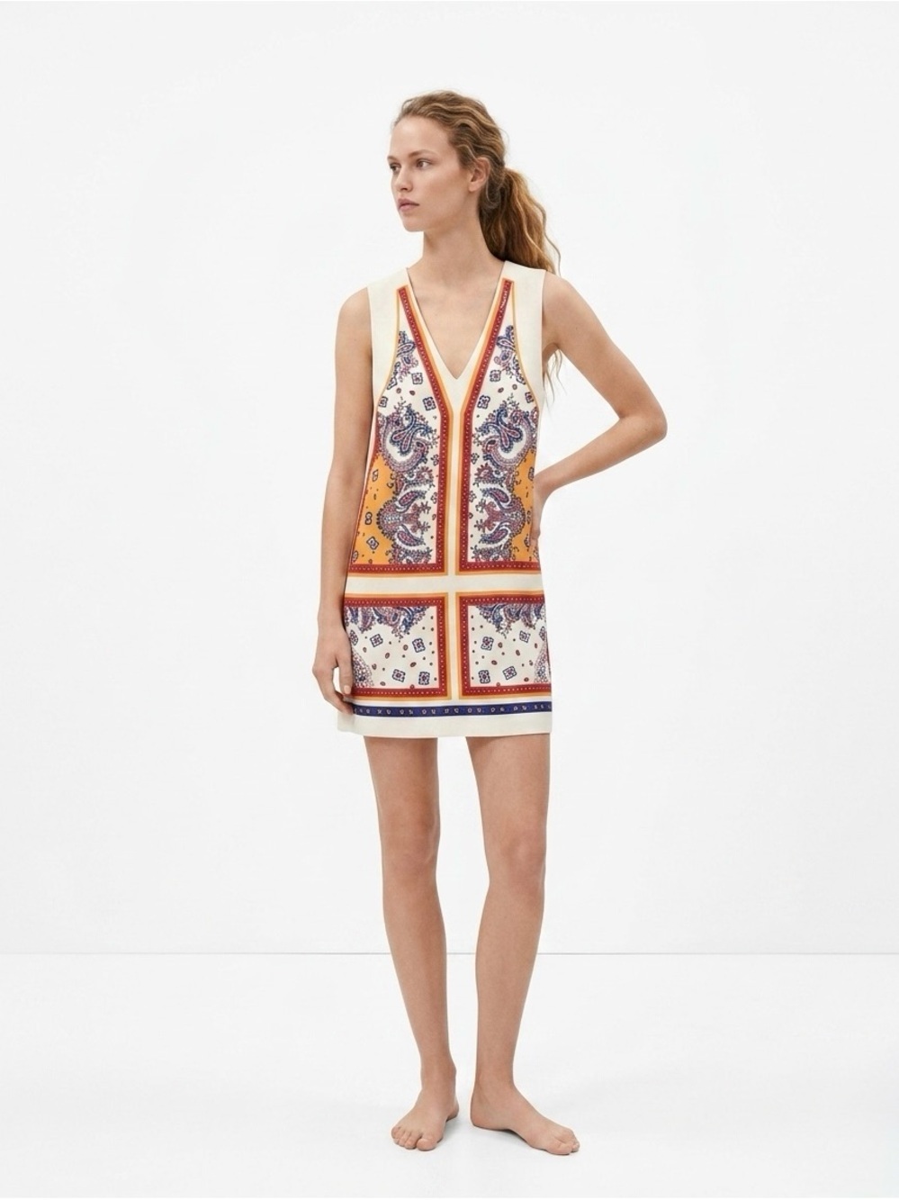 [Zara] Paisley Printed Dress